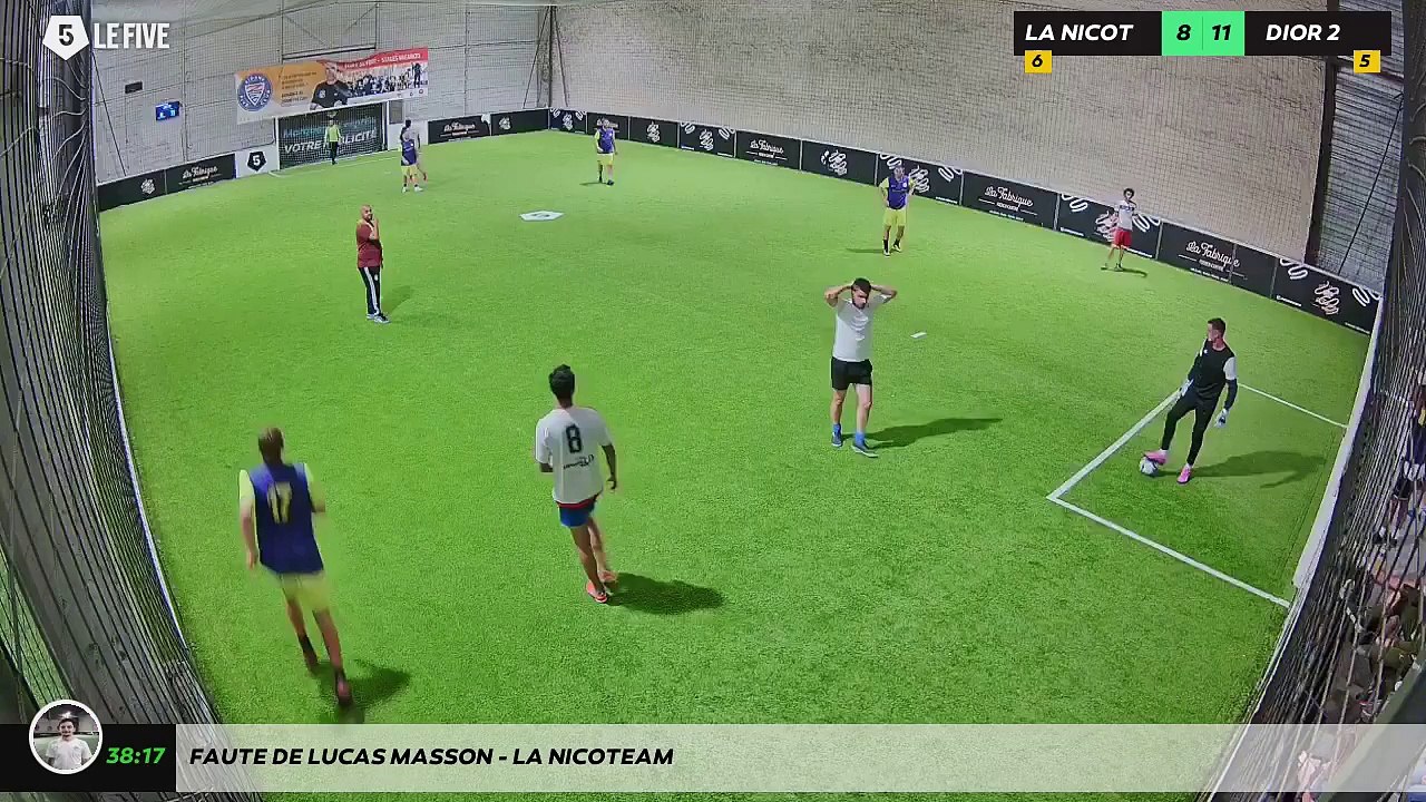 Faute de Lucas Masson - LA NICOTEAM