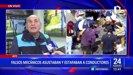 Ate: Detienen a falsos "jaladores" mecánicos que estafaban a conductores