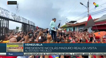 Pueblo del estado Trujillo recibe con alegría al Pdte. Maduro