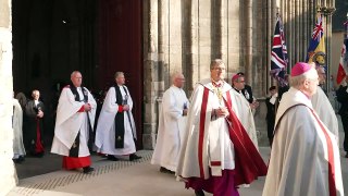 Princess Anne leads procession for D-Day anniversary