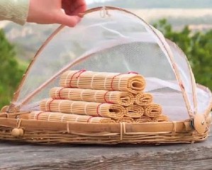Feel the breeze of nature! A bamboo hand fan for eco-conscious cooling!