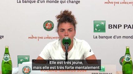 Roland-Garros - Paolini : "Andreeva est très forte mentalement"