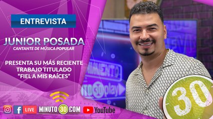 Junior Posada, cantante de música popular