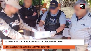 Incineraron casi ocho toneladas de droga en Misiones