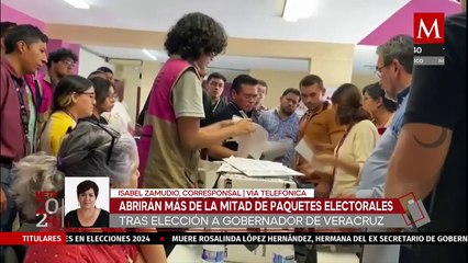 Por supuestas irregularidades, abrirán el 52.7% de paquetes electorales en Veracruz