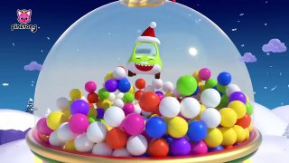 Learn Colors with Christmas Baby Cars We Wish You a Merry Christmas Pinkfong Baby Shark Colors