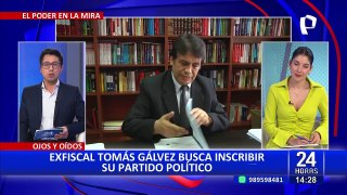 Exfiscal supremo Tomás Gálvez anuncia la formación de partido político