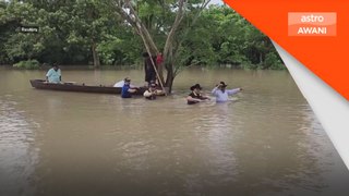 Dua maut dan 4000 terjejas akibat banjir Colombia
