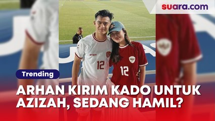 Azizah Salsha Kembali Dirumorkan Hamil Usai Dapat Bunga Matahari dari Pratama Arhan: Keranjangnya Berbentuk Kereta Bayi!
