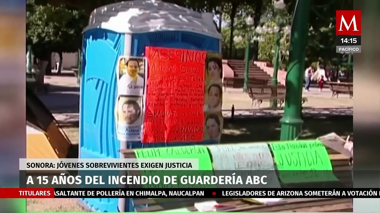 En conmemoración de los 15 años del incendio de la Guardería ABC ...