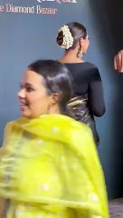 Sanjeeda Sheikh at the promotion of HEERAMANDI _