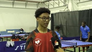 TABLE TENNIS DUO ON SCHOLARSHIP