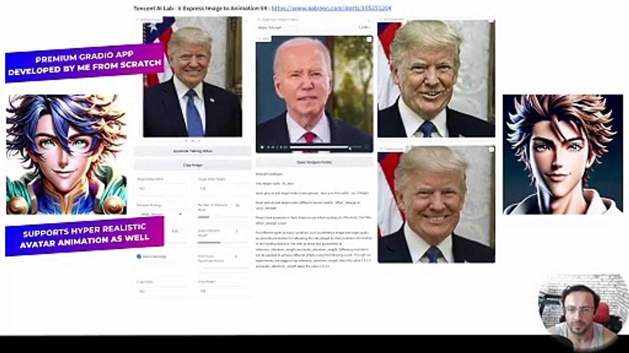 V-Express: 1-Click AI Avatar Talking Heads Video Animation Generator - D-ID Alike - Free Open Source