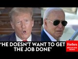 WATCH: Trump Furiously Reacts To Biden's Executive Order On Immigration And The Border