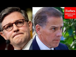 Speaker Johnson Asked If Hunter Biden Gun Trial Proves There's No Double Standard In Justice System