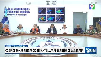 COE pide tomar precauciones ante lluvias | Emisión Estelar SIN