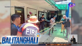 Sawang nakapasok sa loob ng isang bahay, nasagip ng mga tauhan ng BFP | Balitanghali