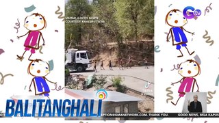 Busina ng truck, sinabayan ng sayawan ng mga bata | Balitanghali