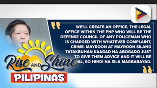 Pagbuo ng legal department sa PNP, pinag-aaralan; Depaetamento, magsisilbing defense council