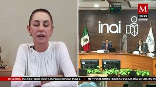 Comisionados del INAI invitan al diálogo a Claudia Sheinbaum para trabajar en conjunto