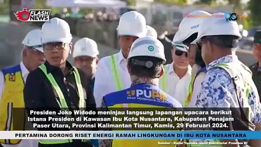 Jokowi Tinjau Lapangan Upacara di IKN, Persiapan HUT ke 79 RI