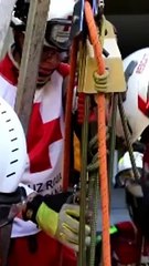 Un hombre de 70 años cayó dentro de una cisterna y así fue auxiliado por elementos oficiales