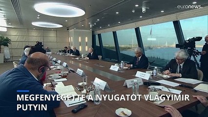 Video herunterladen: Közvetlen háború veszélyével fenyegette meg a Nyugatot Vlagyimir Putyin