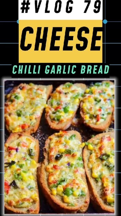 Instant Cheese chilli garlic bread