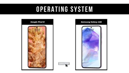 Google Pixel 8 vs Samsung Galaxy A55