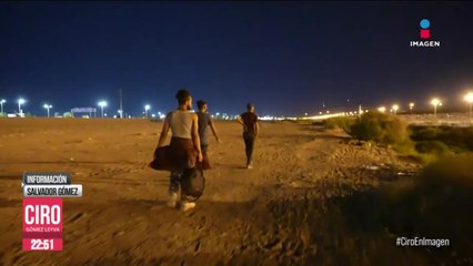 Migrantes no logran cruzar a EU antes de que entrara en vigor la orden ejecutiva de Biden