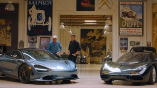 Justin Bell Film with Jay Leno Highlights McLaren 750S and Celebrates Iconic F1 GTR at Le Mans