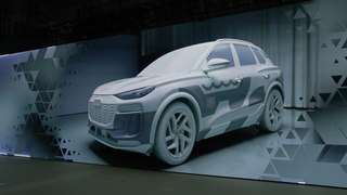 World premiere of the new Audi Q6 e-tron Trailer