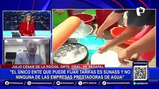 Gerente de Sedapal asegura que la única entidad responsable de subir el precio del agua es Sunass