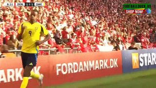 Denmark vs Sweden 2-1 Highlights & All Goals 2024