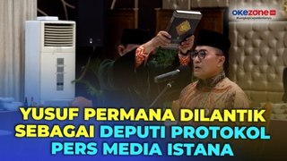 Mensesneg Pratikno Lantik Yusuf Permana sebagai Deputi Protokol Media Istana