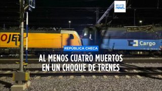 Accidente mortal tras chocar frontalmente dos trenes en la República Checa