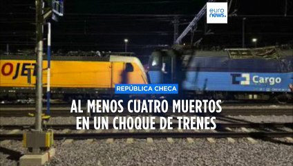 Accidente mortal tras chocar frontalmente dos trenes en la República Checa