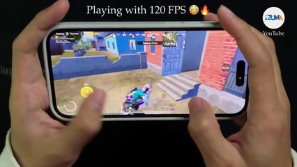 Finally! Power of 120 FPS GAMEPLAY _!  HANDCAM _ iPhone 14 Pro  PUBG Mobile