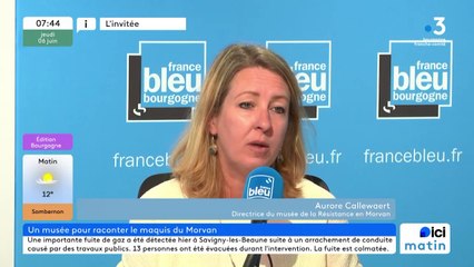 Aurore Callewaert, directrice du Musée de la Resistance du Morvan