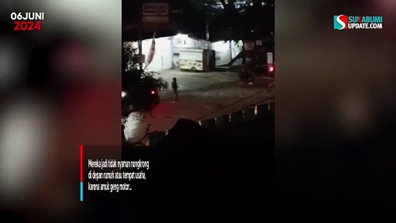 Sering Jadi Sasaran Amuk Geng Motor, Warga Lingkar Selatan Sukabumi Was was