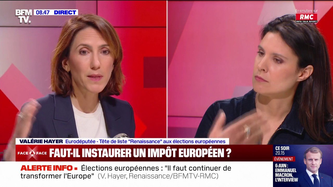 Impôts: Valérie Hayer veut "porter le débat à l'échelle internationale" mais "pas au niveau européen"