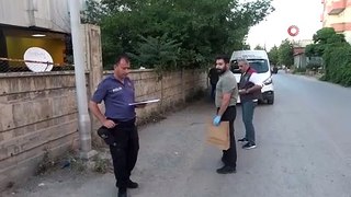 Aydınlatma direğinde intihar girişimi, asılı olarak bulundu