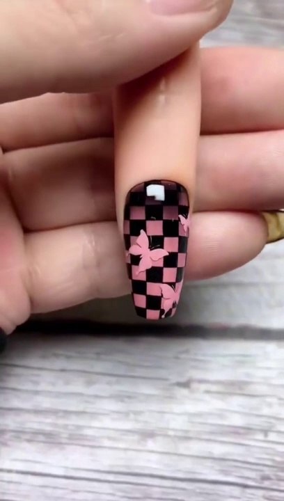Butterfly  nail art design tutorial