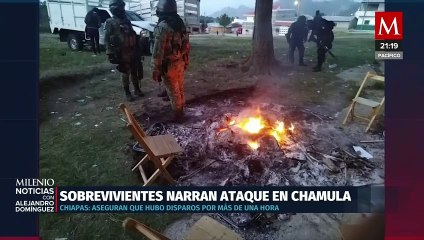 Sobrevivientes relatan el horror en  ataque armado en Chamula, Chiapas