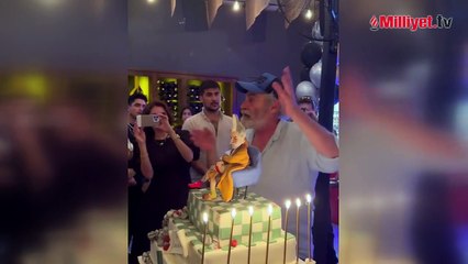 Haluk Bilginer'e sürpriz kutlama! 'Muhteşem bir şeydi'