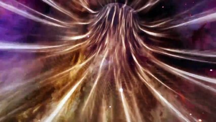 Traveling Through A Wormhole In Outer Space