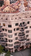 beautiful view Barcelona Spain 