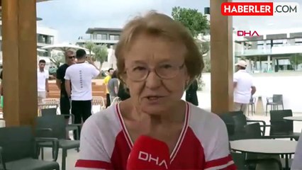 Master Milli Atletler Çiçek Solon Şensoy ve Oktay Şensoy, Olimpiyat Şampiyonlarıyla Buluştu