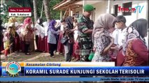 Koramil Surade Kunjungi Sekolah Terisolir di Sukabumi, Berikan Bantuan Makanan dan Motivasi