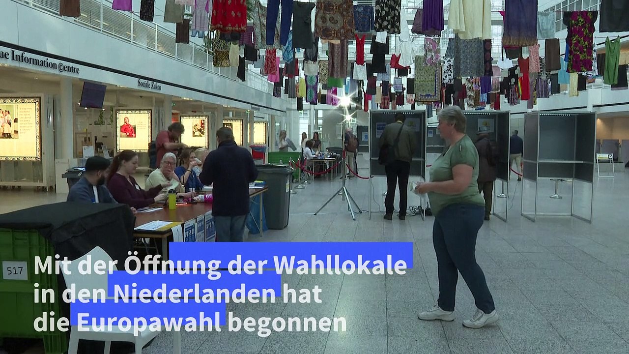Europawahlen haben begonnen - in den Niederlanden